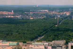 der Tiergarten und Brandenburger Tor